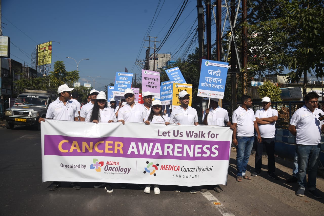 Cancer Awareness Walkathon with Medica North Bengal Clinic